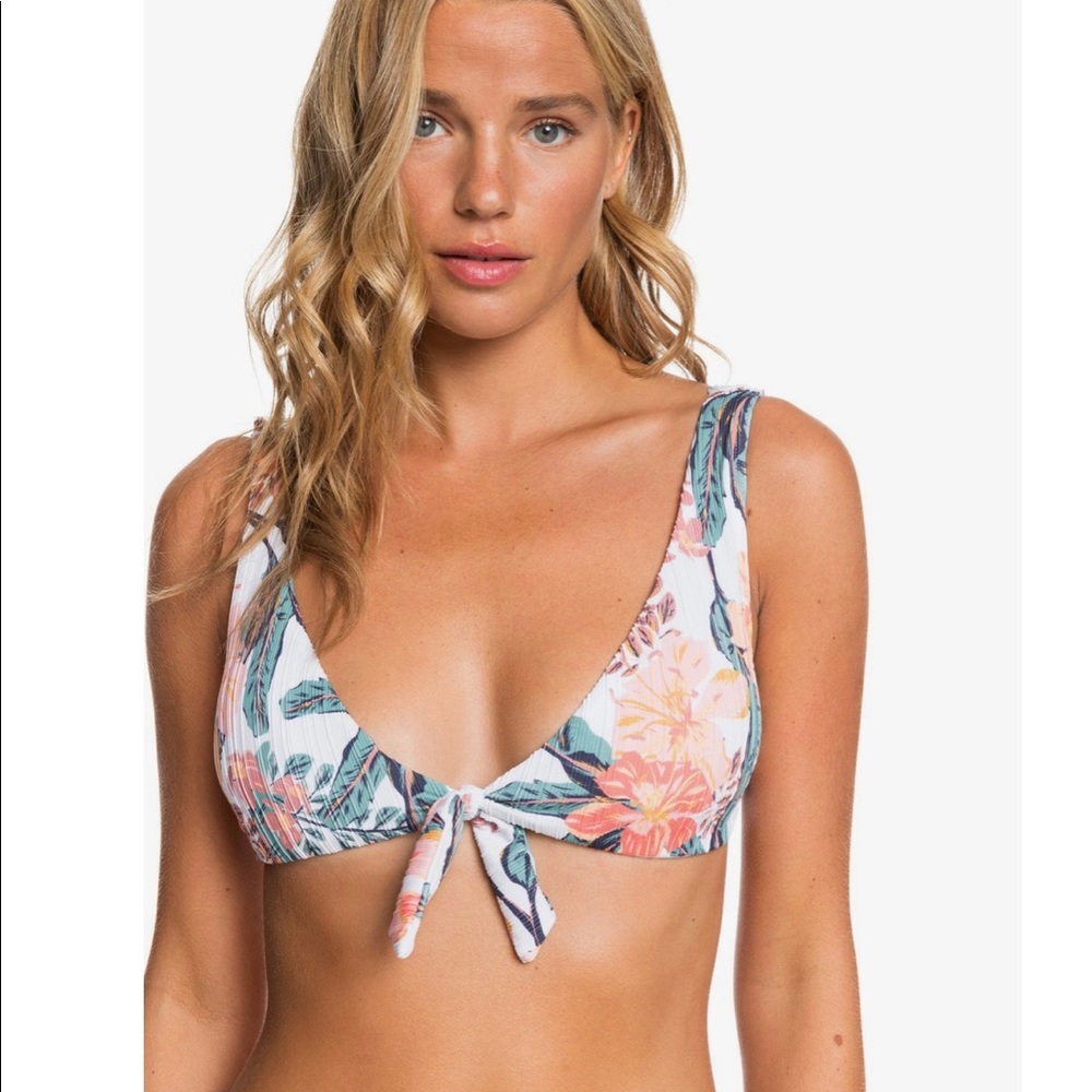 NWT Roxy Just Shine bikini top